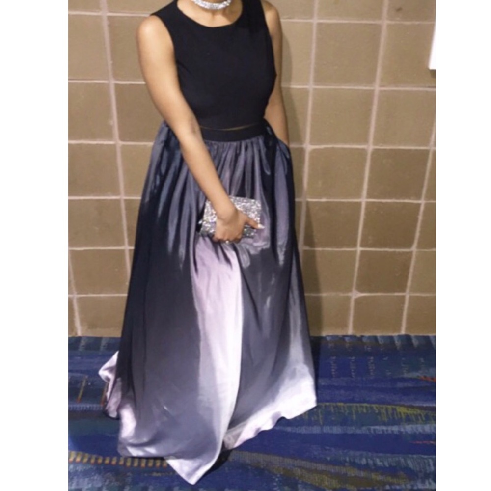 Black Cut Out Gown